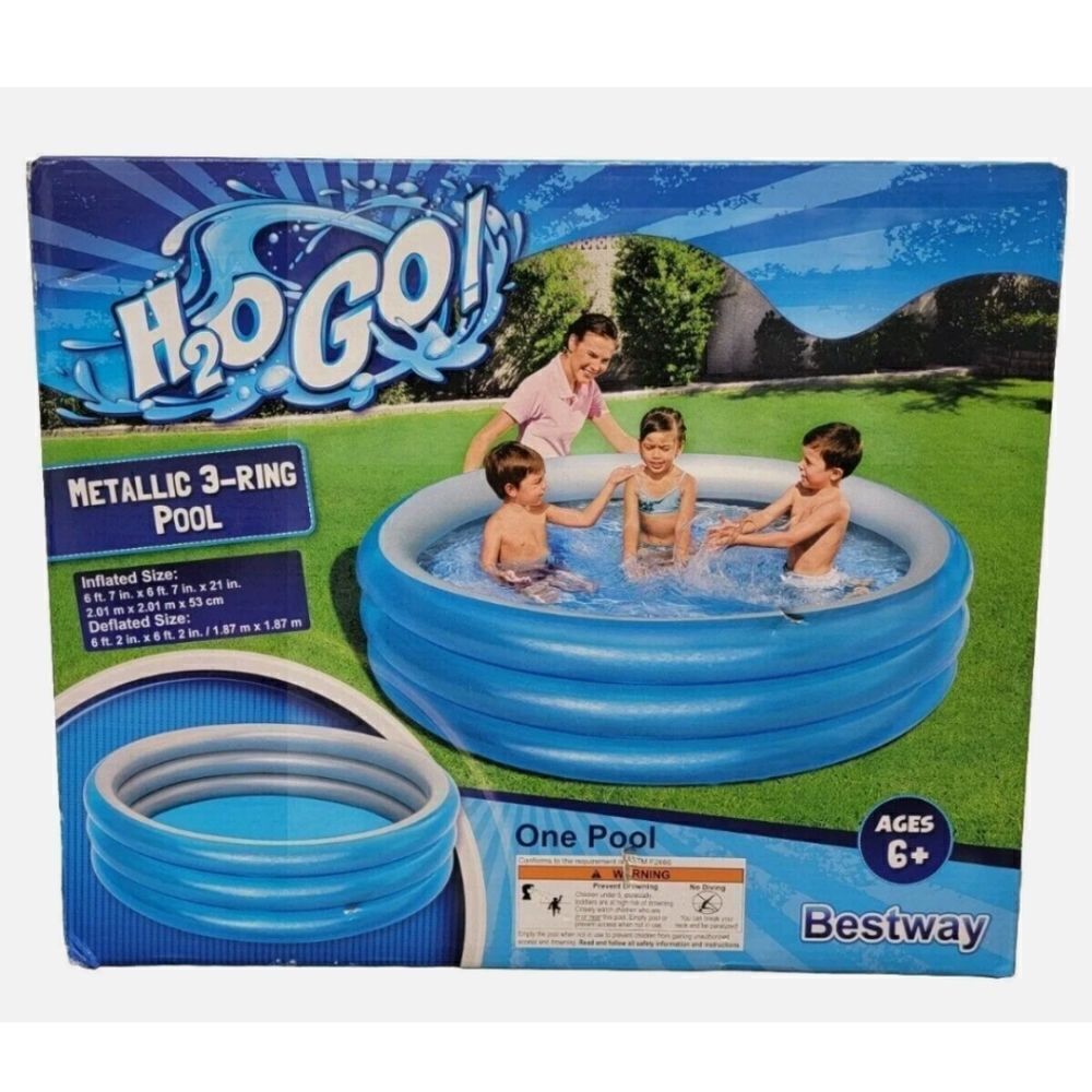 H2O GO Metallic 3 Ring Pool